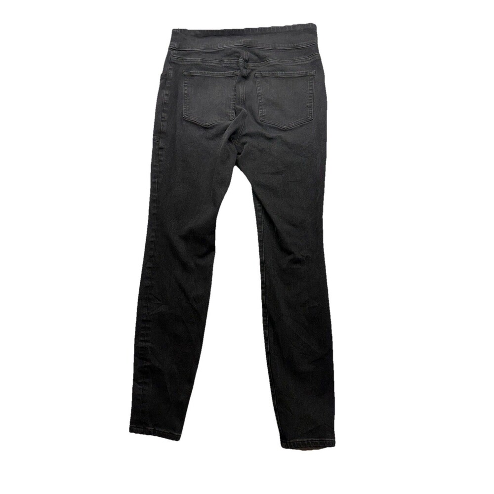 Duluth Jean-Netics Pull-On Skinny Jeans Women's Size 8 Washed Black Pull On - Picture 4 of 7